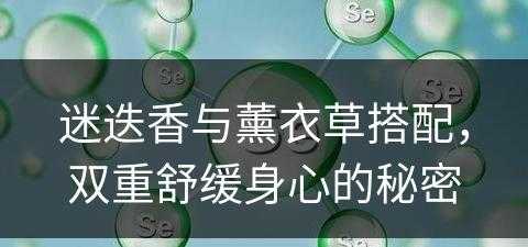 迷迭香与薰衣草搭配，双重舒缓身心的秘密